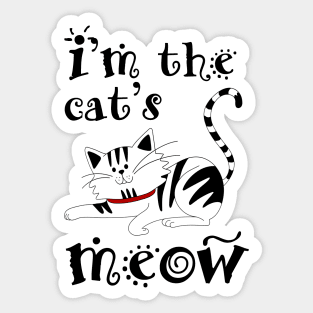 I'm the Cat's Meow Sticker